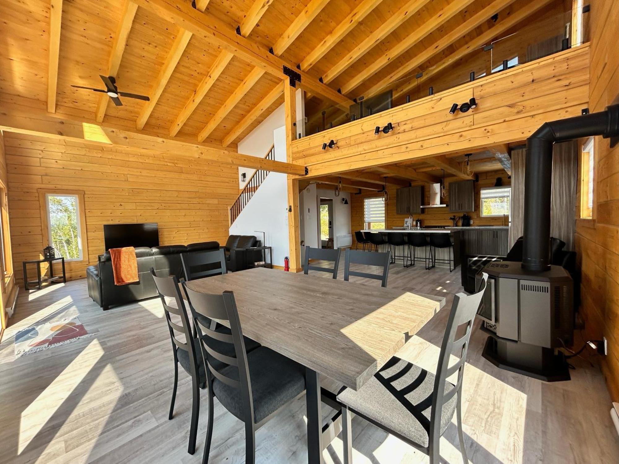 Chalets Domaine Otis Saint-Félix-d'Otis Exterior foto